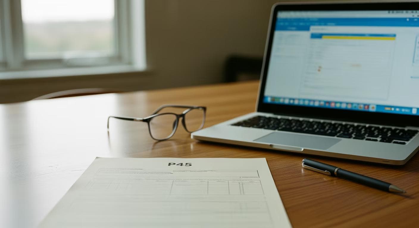 The P45 form explained: parts, content and uses