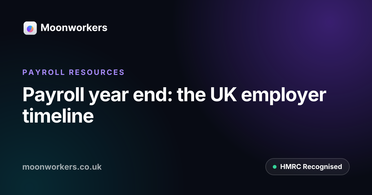 Payroll year end: the UK employer timeline